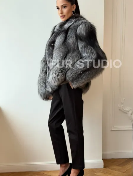 Шуба из чернобурки - фото 5