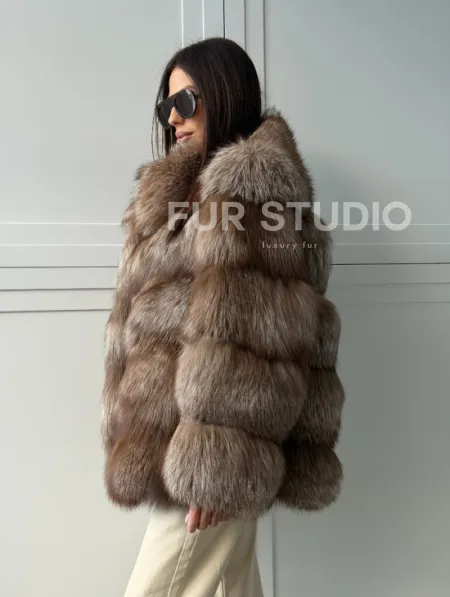 Полушубок из финской лисы - фото 7