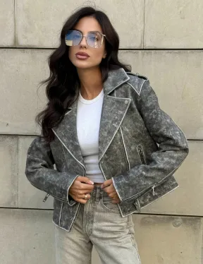 Косуха из натуральной кожи  VINTAGE COLLECTION - фото 11