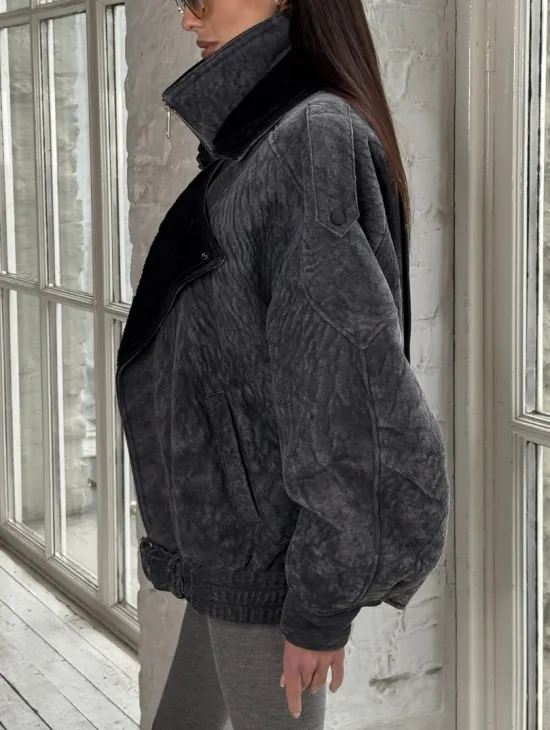 Дубленка - косуха из овчины керли 