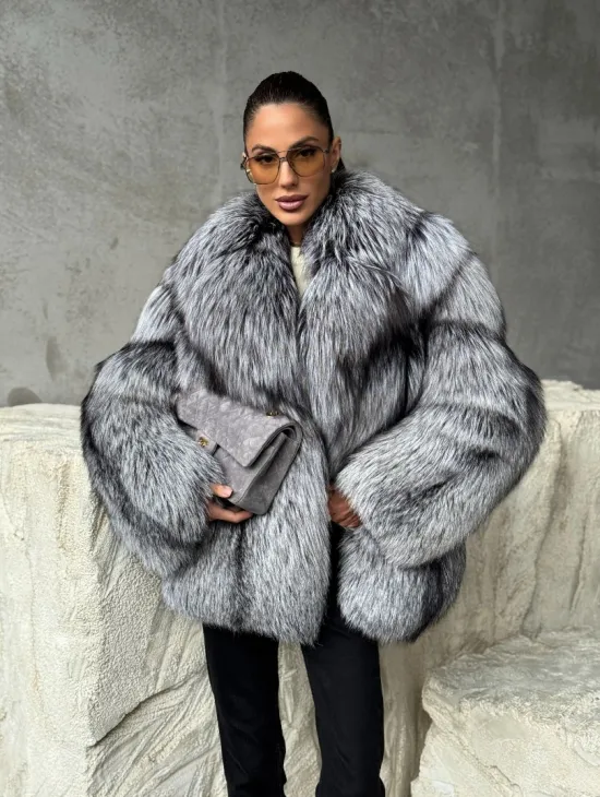 Полушубок из чернобурки - фото 11