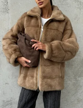 Норковая куртка - фото 4