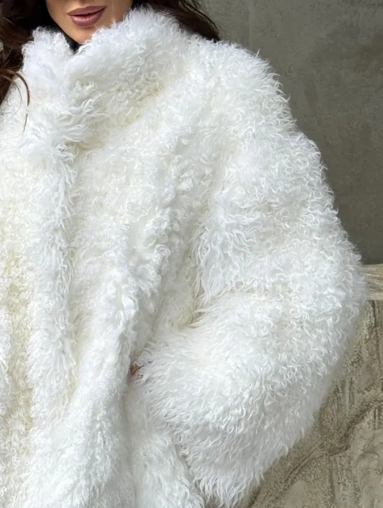 Шуба из альпаки - фото 1