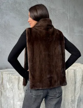 Манишка для женщин - норковая - фото 2