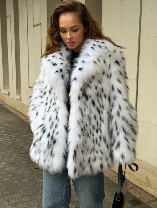 Шуба под рысь белая - фото 6