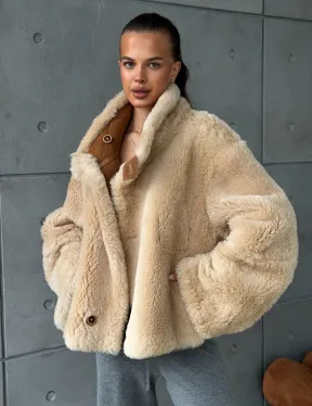 Дубленка - куртка двухсторонняя - фото 7