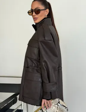 Молодёжная куртка - дублёнка - фото 4