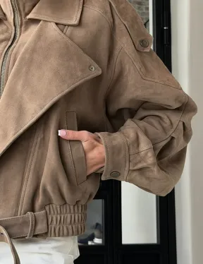 Куртка - бомбер весенняя оверсайз - фото 6