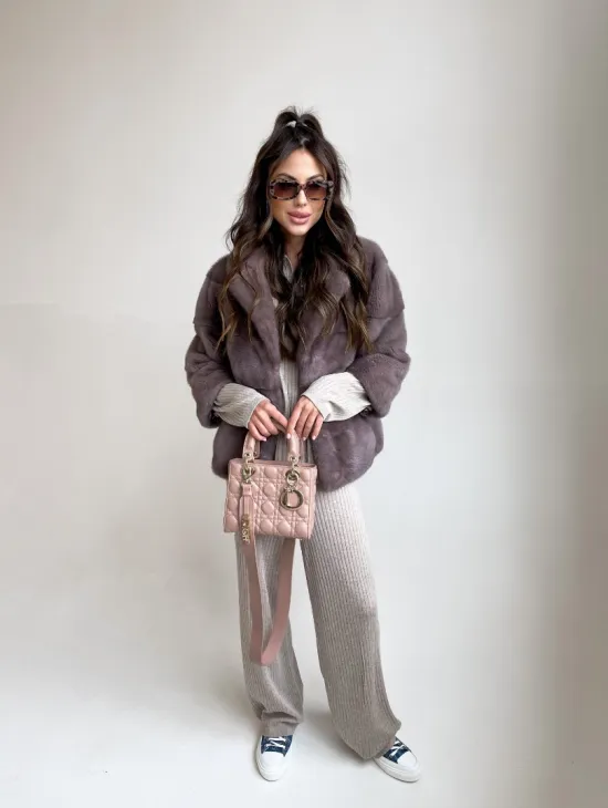 Шуба из меха норки автоледи - фото 3